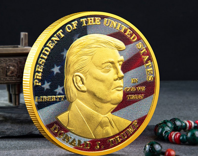 GET-FREE GOLD AND SILVER PLATED PRESIDENT TRUMP 2020 COIN! ONLY S&H APPLY