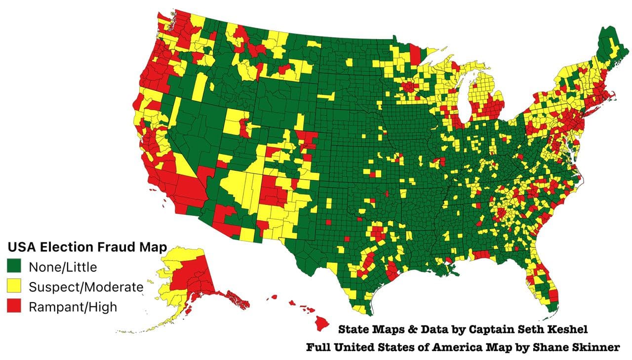 Elections Expert Seth Keshel Releases National Fraud Numbers: Finds 8.1 Million Excess Votes in US Election, Affirms Trump Won PA, MI, WI, NV, AZ, GA and MN