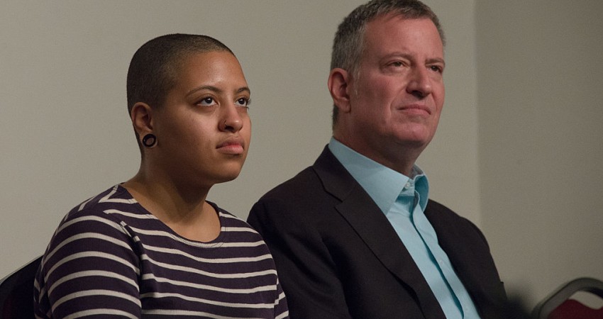 De Blasio’s Daughter in Verbal Slip Up, Claims Biden “Was Able to Steal” Election