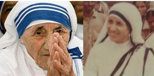 Mother Teresa habit: From one stripe sari to 3 stripes