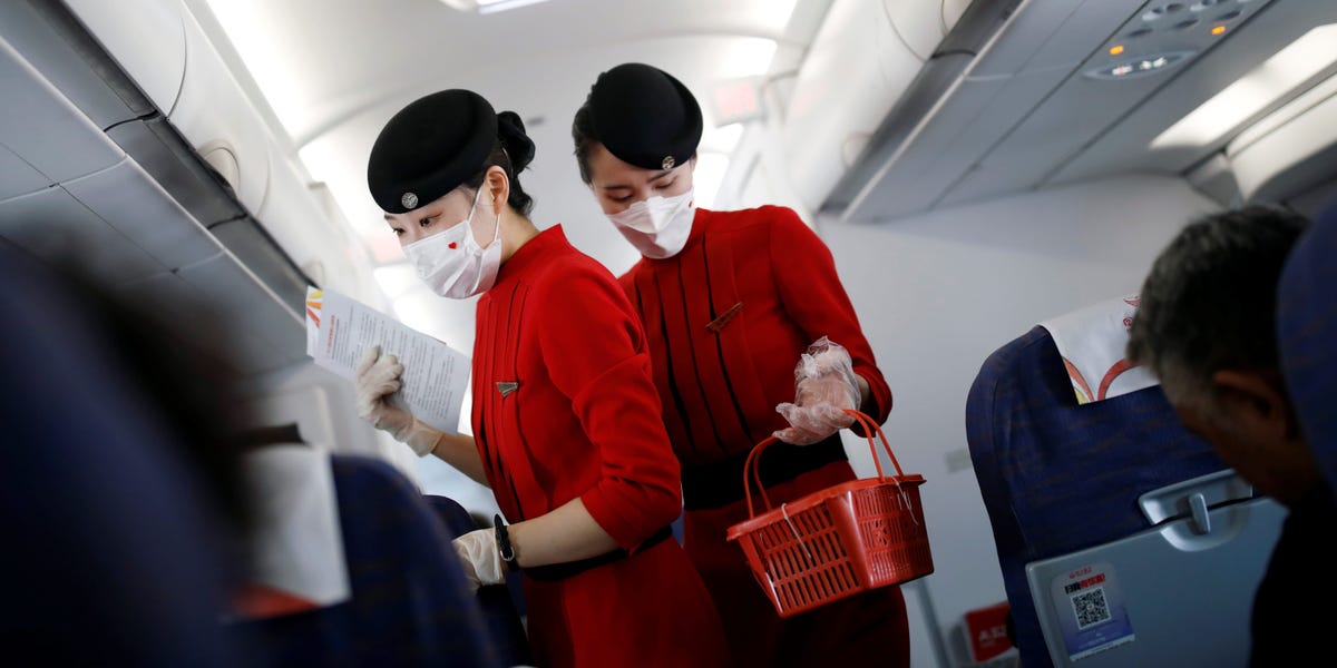 Flight attendants are being asked to wear diapers and avoid bathrooms to help prevent the spread of COVID-19 in China