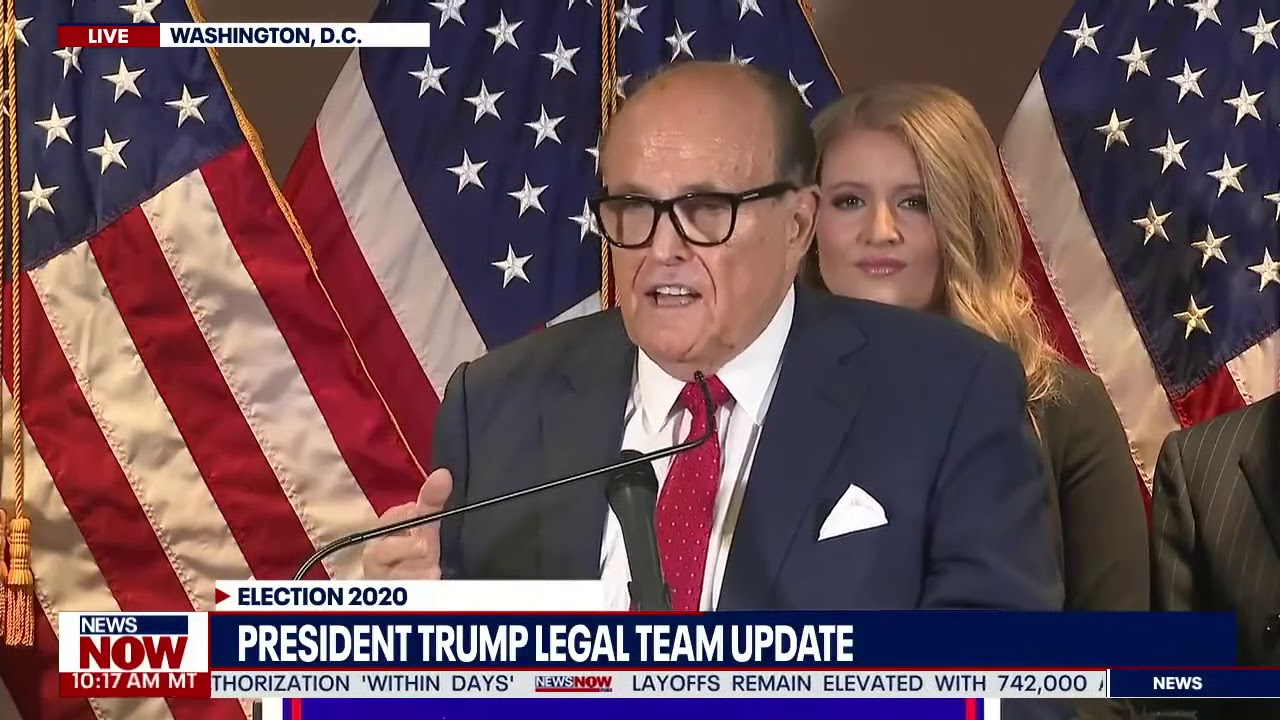 "TRUMP WILL WIN" Rudy Giuliani Says LEGAL CHALLENGES WILL PREVAIL