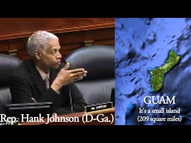 Guam will Capsize and Tip Over into the ocean Hank Johnson