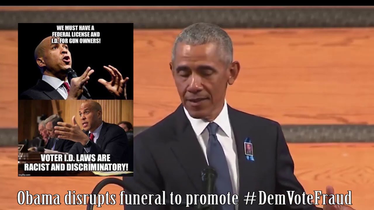 Obama Disrupts Funeral with Rant