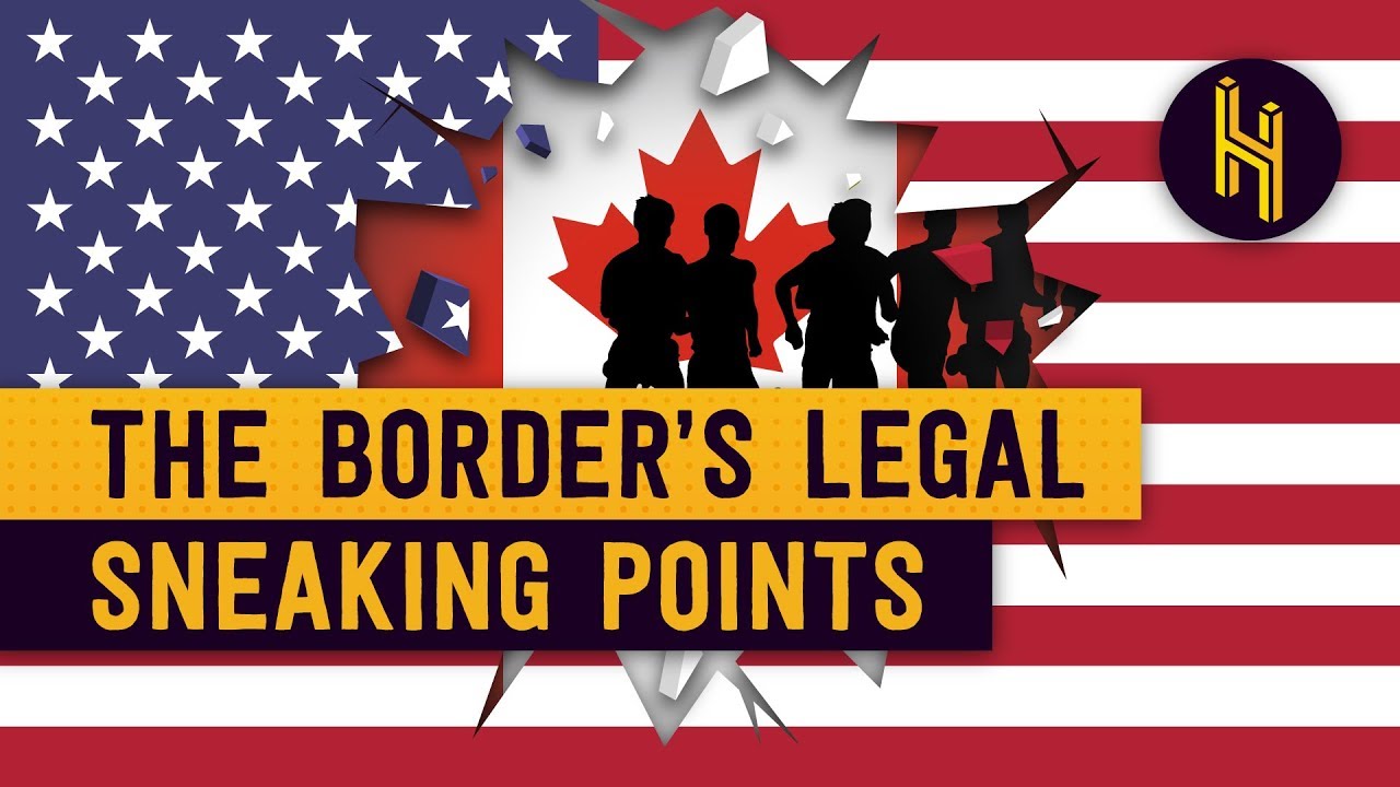 The Places Where Sneaking Over the US-Canada Border is Legal