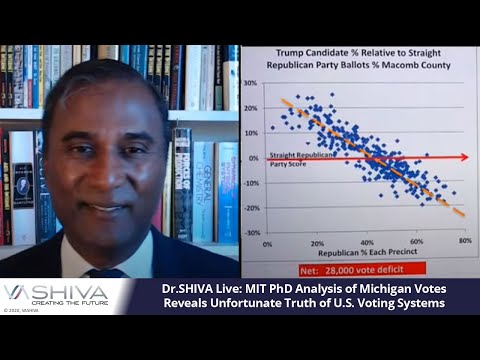 Dr. Shiva Ayyadurai MIT Systems Scientist: Data Analysis Of Voting Fraud In MI Shows 69,000 Votes Were TRANSFERRED From Trump To Biden!.  | Libertarian | Before It